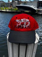 Load image into Gallery viewer, Red Triple Kill Fishing Hat
