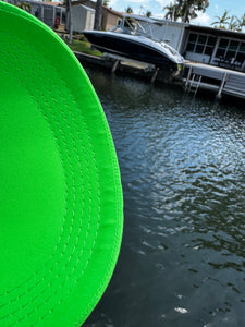 Neon Green Fishing Hat