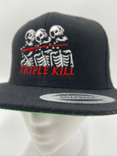 Load image into Gallery viewer, Triple Kill Logo 6-Panel Snapback

