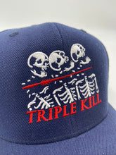 Load image into Gallery viewer, Triple Kill Logo 6-Panel Snapback
