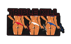 Triple Kill SUMMER Bumper Sticker