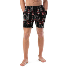 Load image into Gallery viewer, Beauty in Tragedy Swim Trunks
